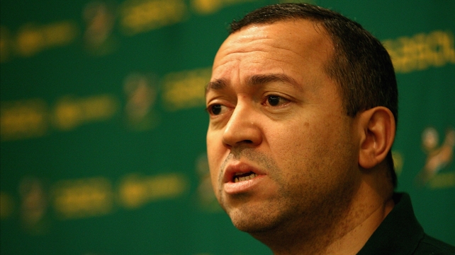 SARU president Oregan Hoskins received the IRB Development Award in Port Elizabeth