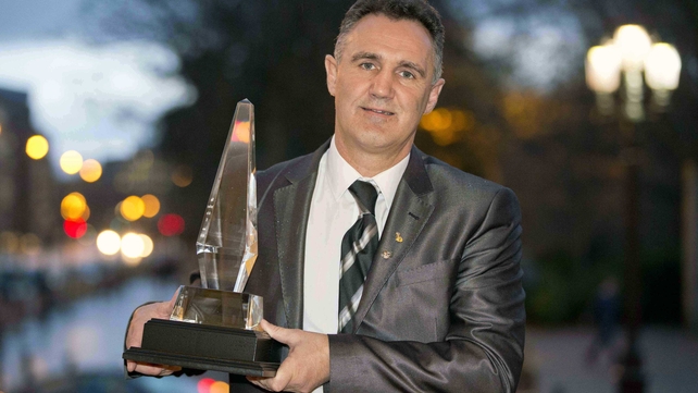Billy Walsh received the Phillips Sports Manager of the Year award on behalf of himself and the absent Pete Taylor at an awards lunch in Dublin on Wednesday
