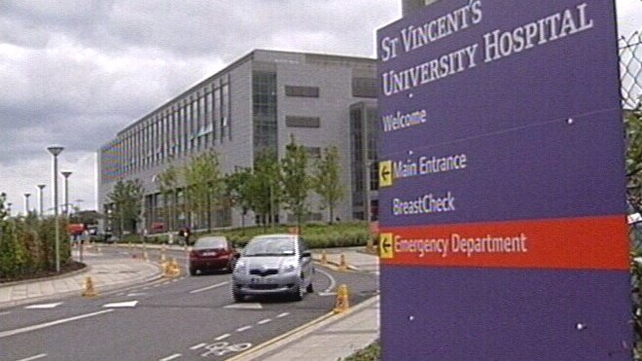 The injured man was taken to St Vincent's University Hospital The injured man was taken to St Vincent's University Hospital
