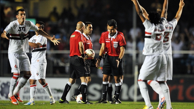 The game between Sao Paulo and Tigre ended after claims of dressing room attacks