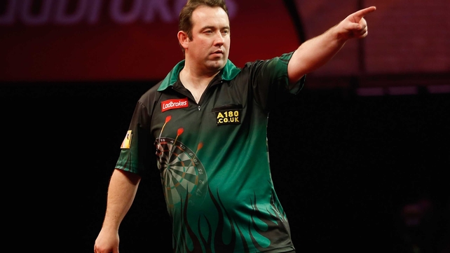 Raymond van Barneveld will now meet Brendan Dolan who beat Mark Jones 3-0
