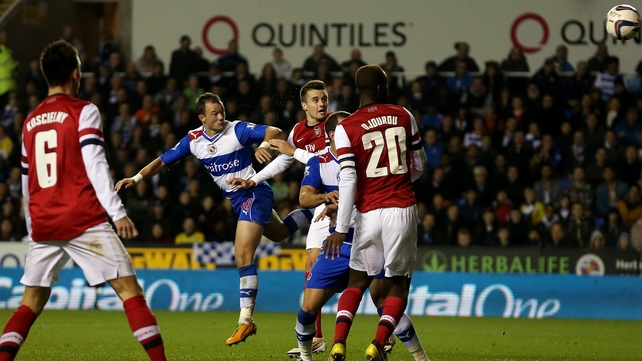 Ireland international Noel Hunt scored when the sides met in a League Cup match in October, the Gunners won 7-5