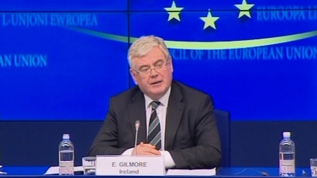 Eamon Gilmore said Ireland's motto for the European Council presidency will be stability, jobs and growth Eamon Gilmore said Ireland's motto for the European Council presidency will be stability, jobs and growth