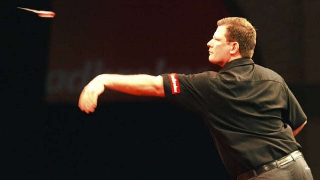 James Wade just prevailed in a tight match at a heaving Alexandra Palace