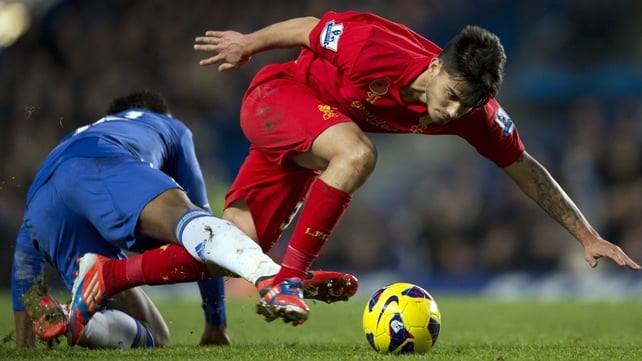 Suso, signed from Cadiz in 2010, has been warned about his future conduct