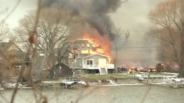Four houses were destroyed in Webster Four houses were destroyed in Webster