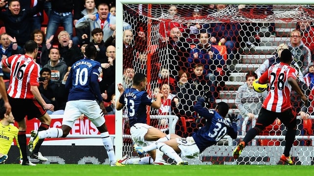 John O'Shea gave Sunderland a first-half lead