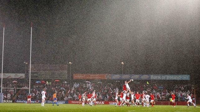 It was raining heavily down in Limerick