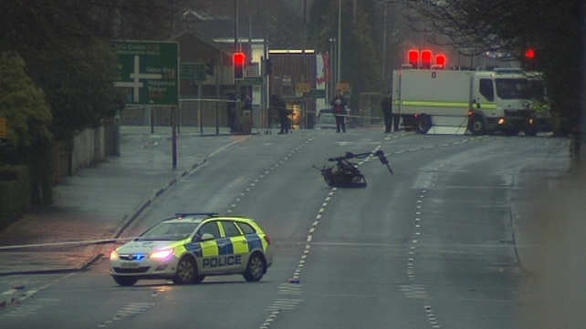 The PSNI says the unexploded device planted under the serving police officers car had been placed there in the last 48 hours The PSNI says the unexploded device planted under the serving police officers car had been placed there in the last 48 hours
