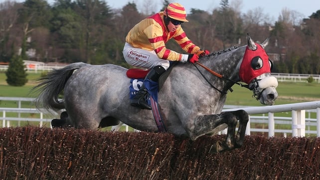 Keith Donoghue partnered Tarquinius to victory at Leopardstown