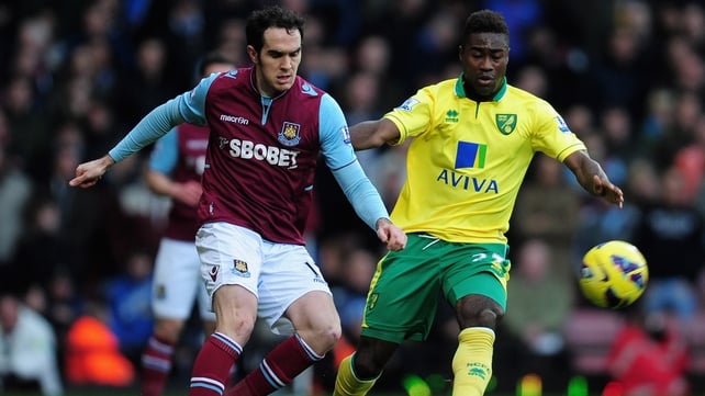 Republic of Ireland international Joey O'Brien will miss out at Old Trafford with a hamstring injury