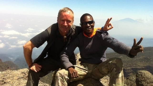 Ian McKeever pictured with a guide on Mount Kilimanjaro in July (Pic: Facebook) Ian McKeever pictured with a guide on Mount Kilimanjaro in July (Pic: Facebook)