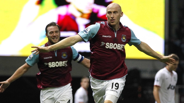 James Collins' double looked to be enough for the Hammers