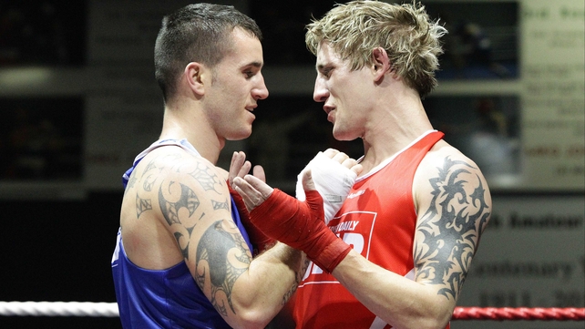 David Oliver Joyce and Eric Donovan clashed at the National Stadium 12 months ago