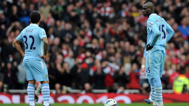 Carlos Tevez and Mario Balotelli have both had their own run ins with manager Roberto Mancini