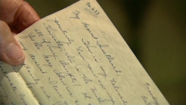 The couple often wrote to each other during WWII The couple often wrote to each other during WWII