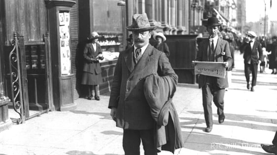 Arthur Griffith, O'Connell Street, Dublin circa 1922.