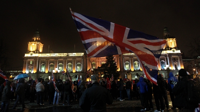 Unionist groups are trying to find ways to end the violence surrounding the Union flag dispute Unionist groups are trying to find ways to end the violence surrounding the Union flag dispute