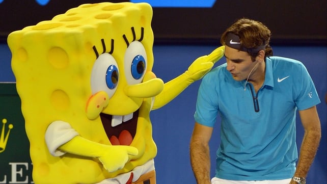 Roger Federer's choice of training partner in advance of the Australian Open has raised a few eyebrows.