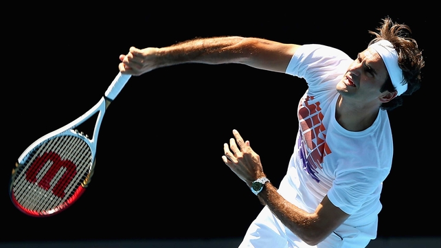 Federer decided upon a low-key prep for the year's first Grand Slam