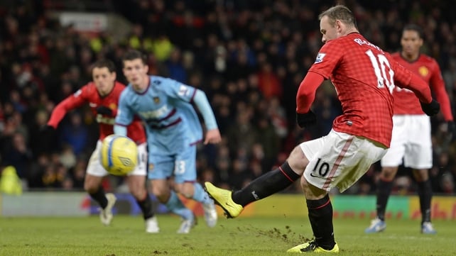 Wayne Rooney skied his penalty over the crossbar