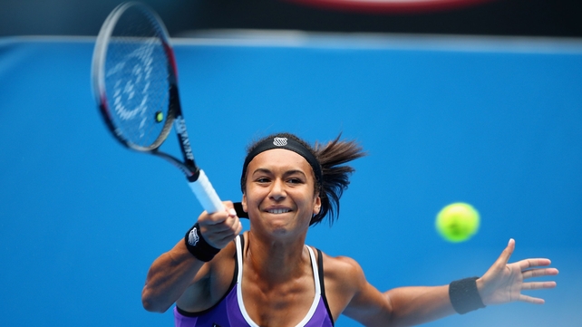 Fourth seed Agnieszka Radwanska put pay to the hopes of British number one Heather Watson (pictured)