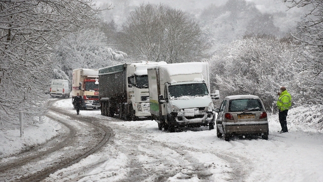 Heavy snow is blamed for some of the decrease in British retail sales Heavy snow is blamed for some of the decrease in British retail sales