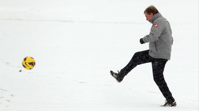 Harry Redknapp sets the example at QPR training on Friday