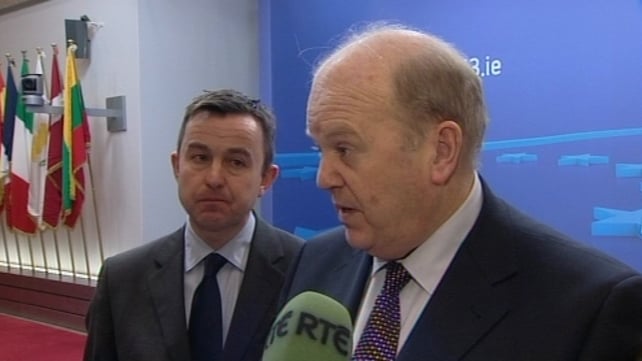 Michael Noonan said the move recognises the efforts being made by well-performing programme countries Michael Noonan said the move recognises the efforts being made by well-performing programme countries
