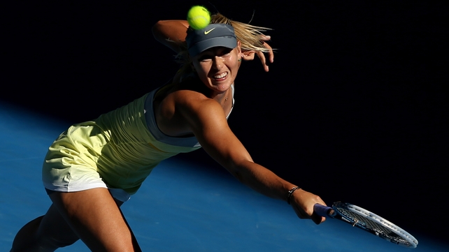 Maria Sharapova has dropped just nine games in total