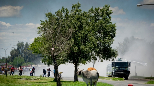 Protests began earlier this week over plans to incorporate an industrial area with a poorer part of the region Protests began earlier this week over plans to incorporate an industrial area with a poorer part of the region