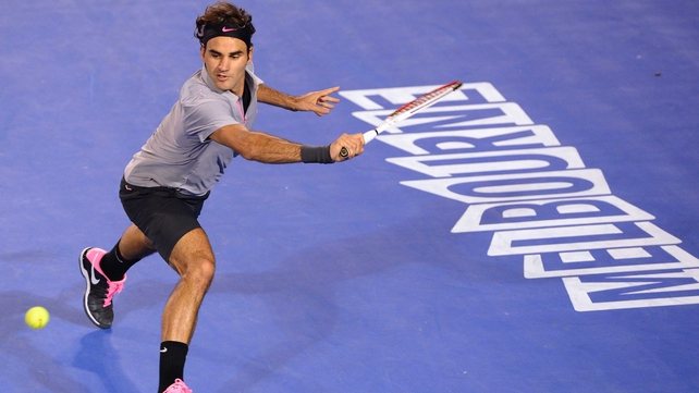 Roger Federer was taken to the fifth set by Jo-Wilfred Tsonga
