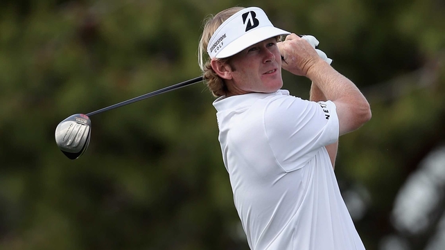 Brandt Snedeker, winner of the tournamen in 2011, is in a share of the lead at the conclusion of the first round