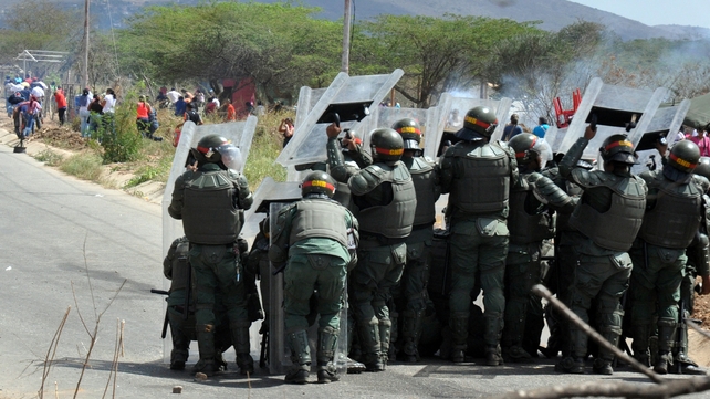 The trouble began when national guard troops tried to carry out an inspection at the prison The trouble began when national guard troops tried to carry out an inspection at the prison