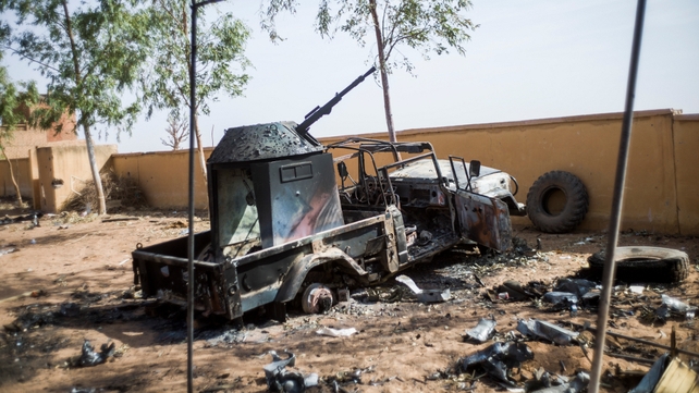 French troops are targeting militants' vehicles and command posts French troops are targeting militants' vehicles and command posts