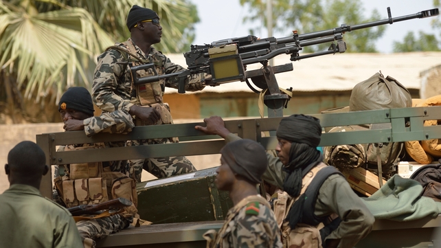 Malian troops have been advancing northwards since France intervened in the conflict Malian troops have been advancing northwards since France intervened in the conflict