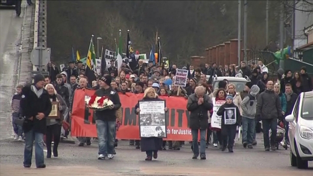 The anniversary march was the first since the PSNI said it was opening a new investigation into Bloody Sunday The anniversary march was the first since the PSNI said it was opening a new investigation into Bloody Sunday