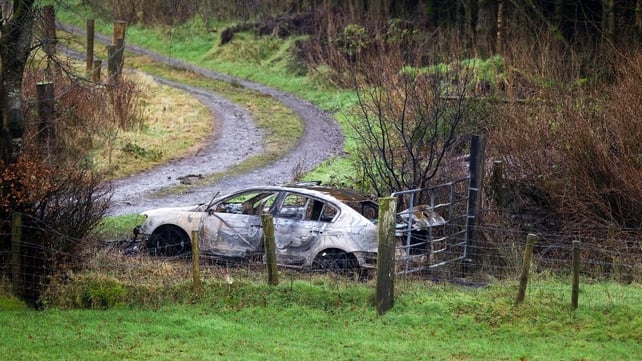 Car was found burnt out near Newtownhamilton, Co Armagh Car was found burnt out near Newtownhamilton, Co Armagh