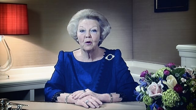 Queen Beatrix said she felt her son was ready to take over Queen Beatrix said she felt her son was ready to take over