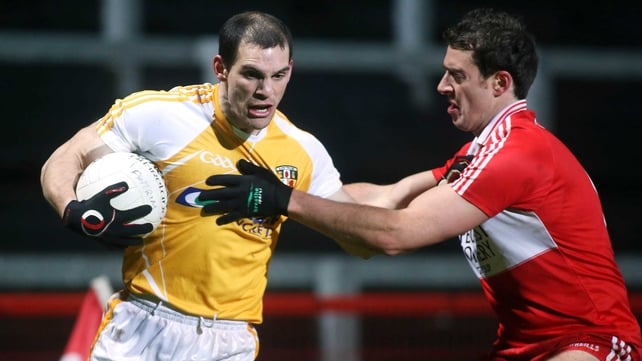 Brendan Herron starts in the Antrim full-forward line