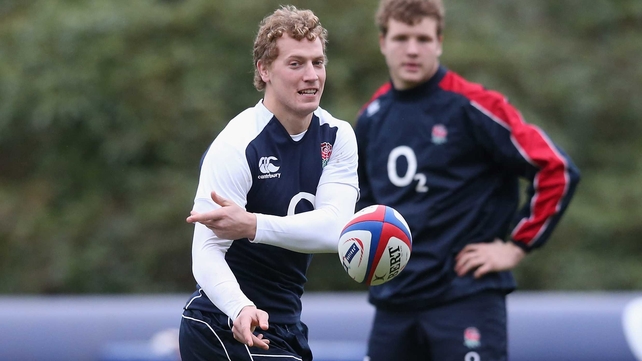 Billy Twelvetrees lines up alongside Brad Barritt
