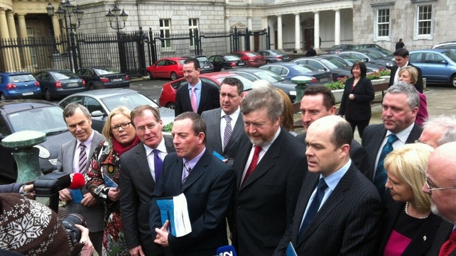 The Oireachtas Health Committee presented its report to Minister for Health James Reilly (Pic: David McCullagh) The Oireachtas Health Committee presented its report to Minister for Health James Reilly (Pic: David McCullagh)