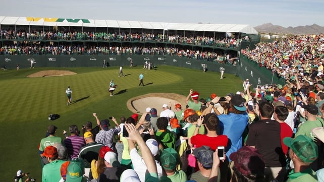 Phil Mickelson has thrilled the Phoenix Open crowd