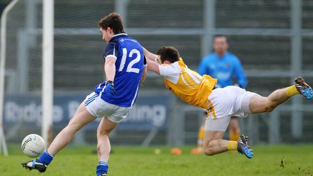 Antrim edged a tight battle with Cavan
