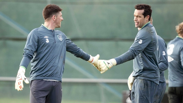 David Forde and Keiren Westwood are vying for the number one jersey with the former Derry City man set to get the nod