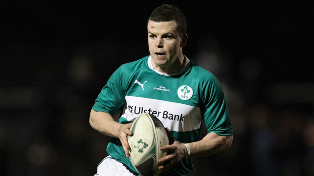 Gerry Hurley will lead Ireland's club side against England