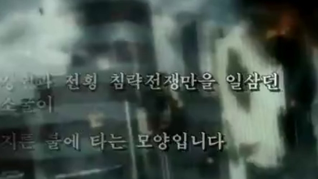 The video graphically renderswhat appears to be a North Korean's dream of the future (Pic: Liveleak) The video graphically renderswhat appears to be a North Korean's dream of the future (Pic: Liveleak)