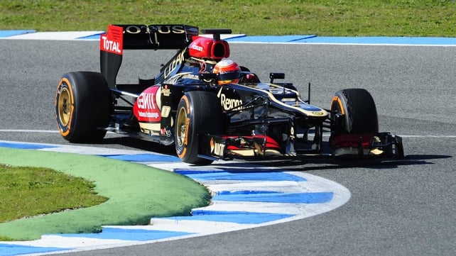 Romain Grosjean clocked the top time of one minute 18.218 seconds in Jerez