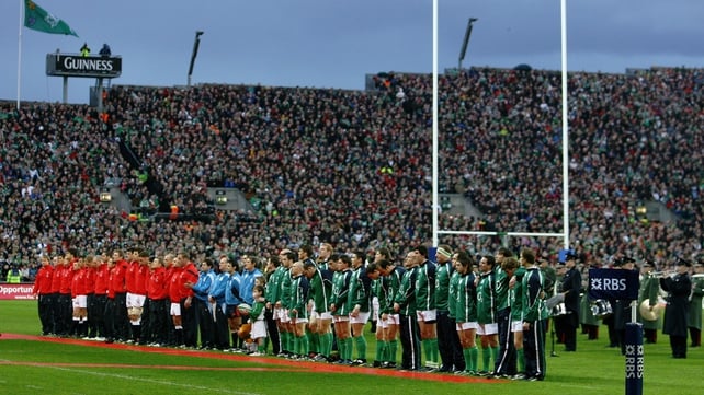 A packed Hill 16 at Croke Park on 24 February 2007