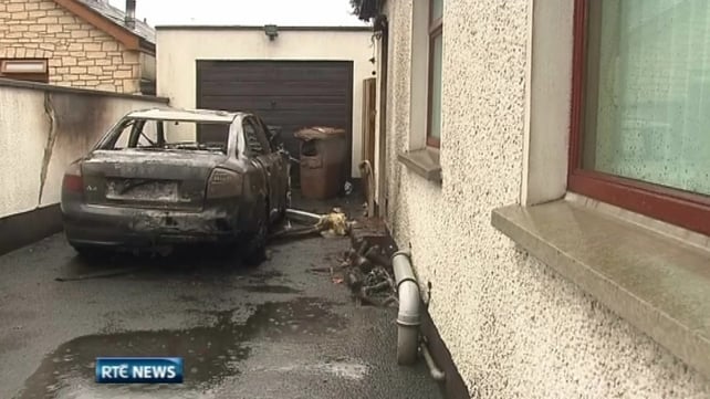 PSNI officers on routine patrol saw the vehicle on fire and alerted Mr Frazer PSNI officers on routine patrol saw the vehicle on fire and alerted Mr Frazer